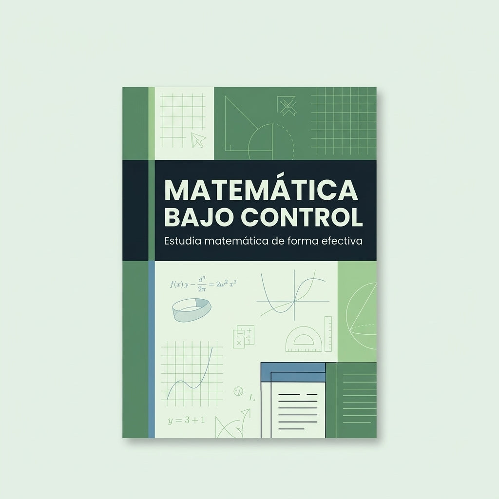 Matemática bajo control - Estudia matemática de forma efectiva