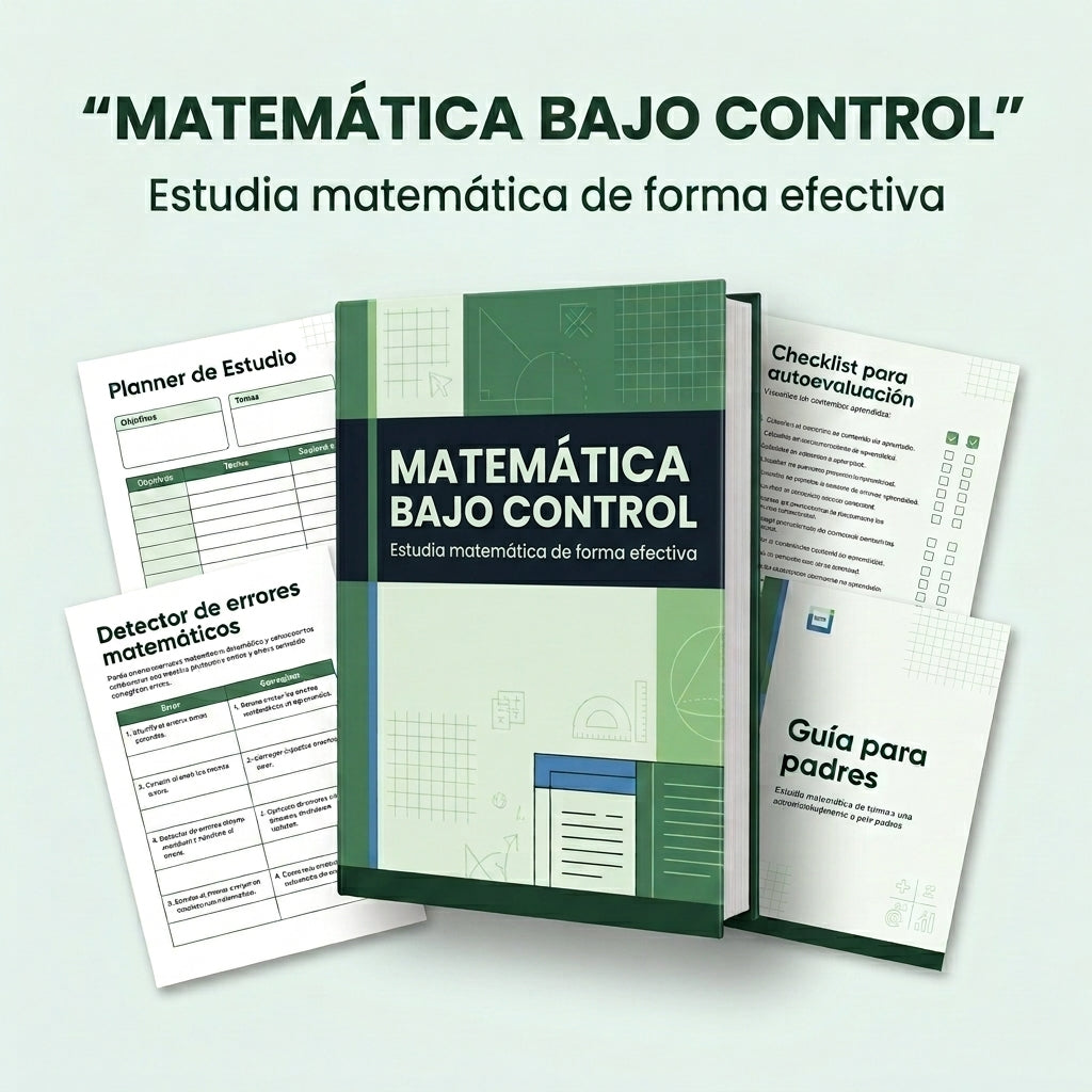 Matemática bajo control - Estudia matemática de forma efectiva